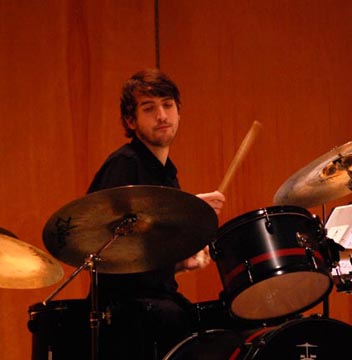 Adam Everett on drums
